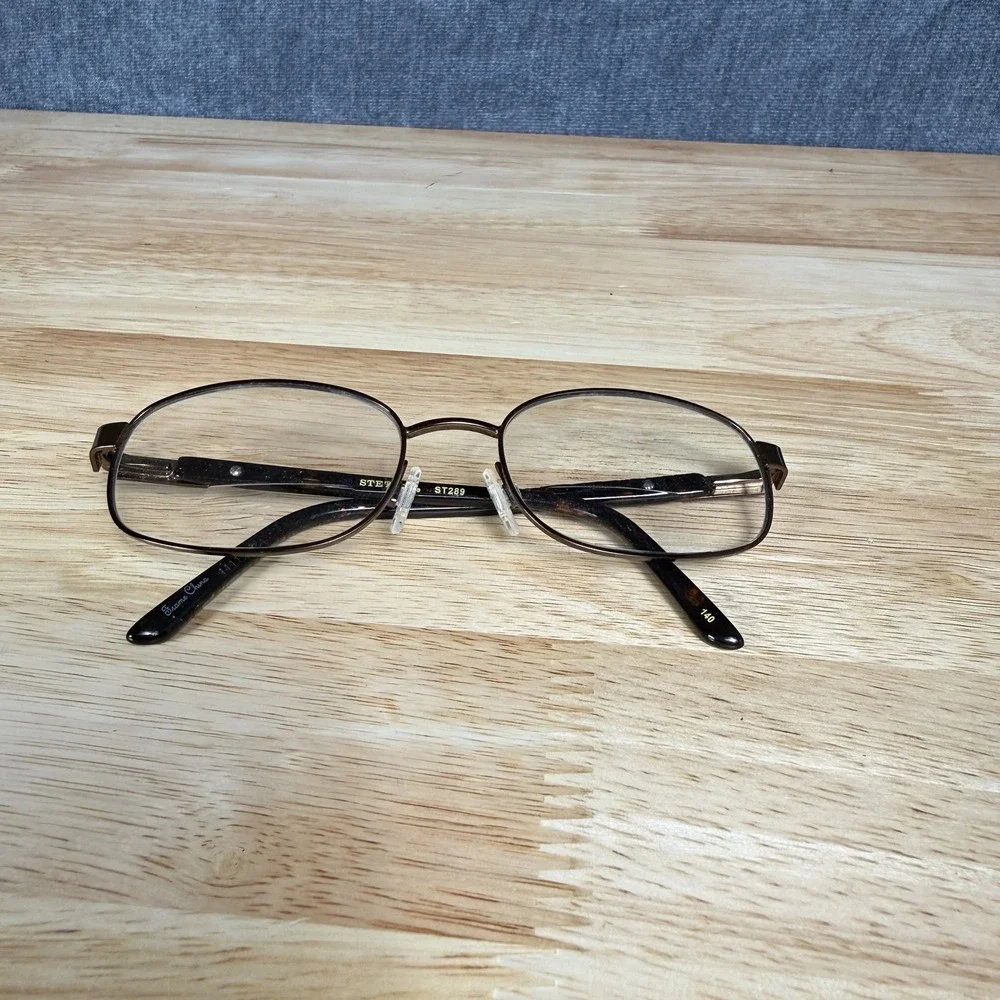 Stetson ST289 Eyeglass Frames Mens Brown Tortoise Square Metal Frames only